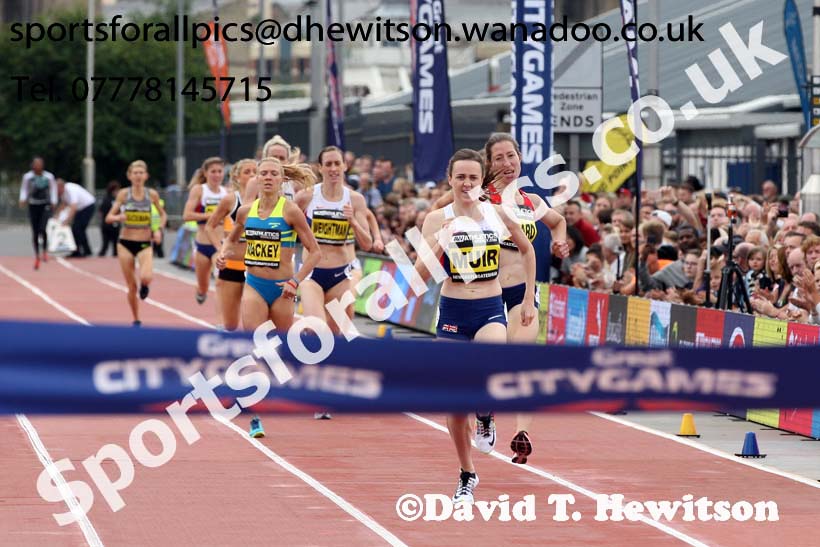 Womens one mile, The Great North CityGames. Photos: David T. Hewitson/Sports for All Pics